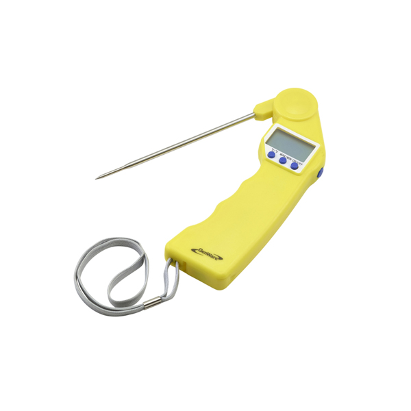 [BC-NTHERM-FLDY] Genware Yellow Folding Probe Pocket Thermometer