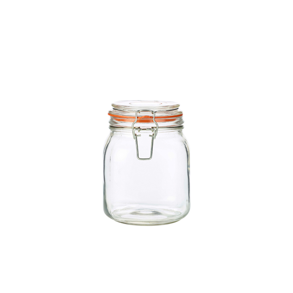 [BC-NTJ-1] Genware Glass Terrine Jar 1L (Pack of 6)