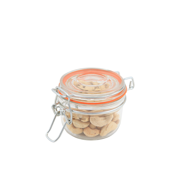 Genware Glass Terrine Jar 125ml 8.1 x 6.5cm (Pack of 12)