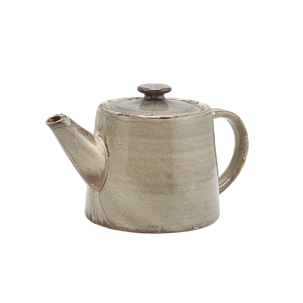 Terra Porcelain Grey Teapot 50cl/ 17.6oz (Pack of 6)