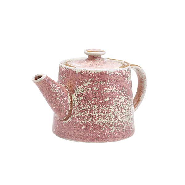 Terra Porcelain Rose Teapot 50cl/ 17.6oz (Pack of 6)