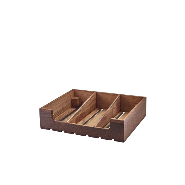 [BC-NTR328] Rustic Wooden Display Crate GN 1/2