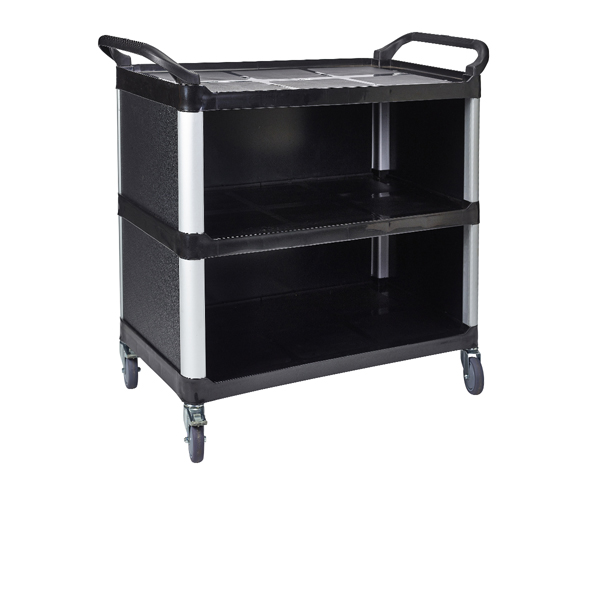 GenWare Large 3 Tier PP Panelled Trolley
