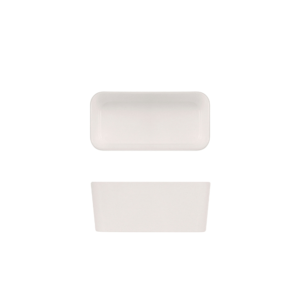White Tokyo Melamine Middle Bento Box Insert 16.9 x 8.3 x 7cm (Pack of 6)