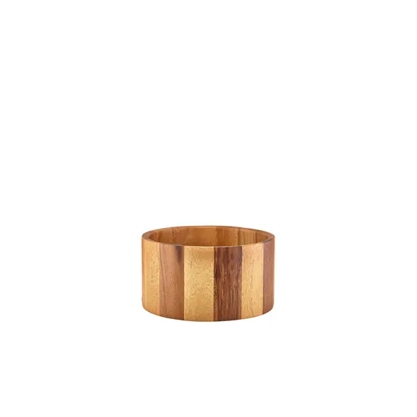 [BC-NWBWLS2212] GenWare Acacia Wood Straight Sided Bowl 22.5 x 12cm