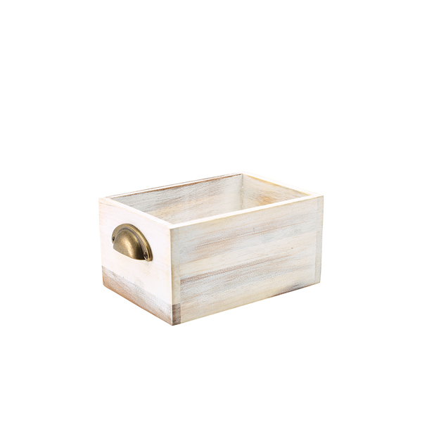 [BC-NWDD-2115W] GenWare White Wash Acacia Wood Display Drawer 21.5 x 15 x 11cm