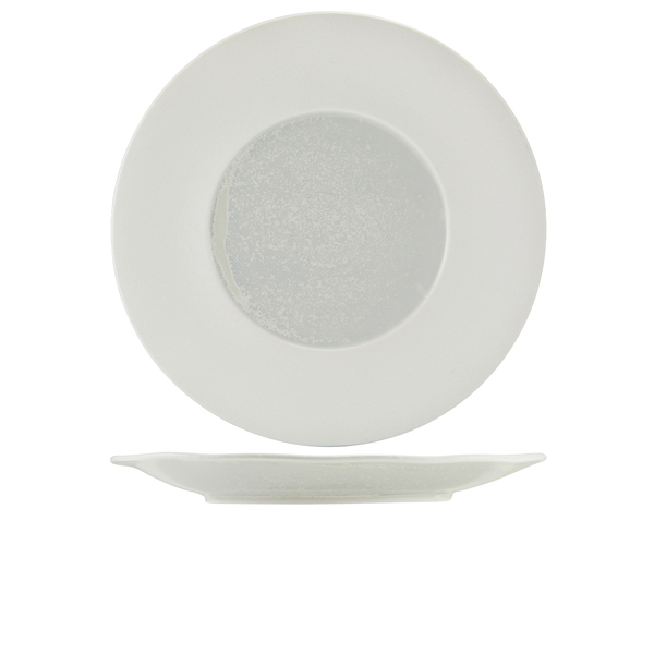 [BC-NWP-PLS31] Incise Porcelain Lustre Winged Plate 31cm (Pack of 6)