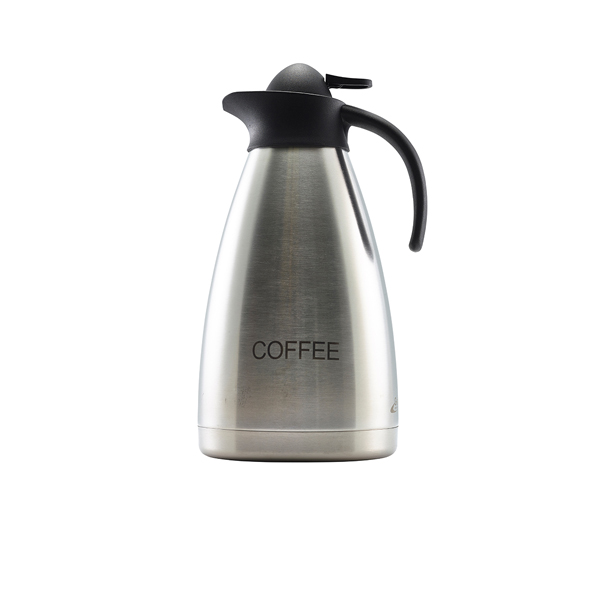 [BC-NV2055CFE] Coffee Inscribed St/St Contemporary Vac. Jug