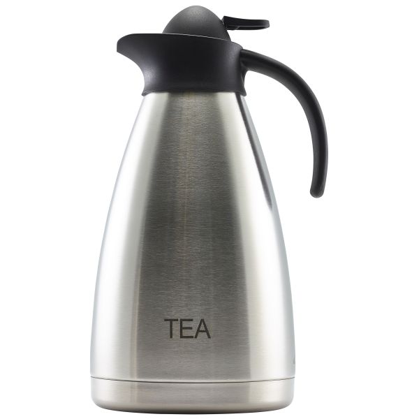 [BC-NV2055TEA] Tea Inscribed St/St Contemporary Vac. Jug 2.0