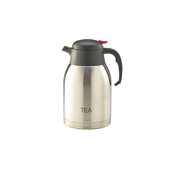 [BC-NV2099TEA] Tea Inscribed St/St Vacuum Jug 2.0L