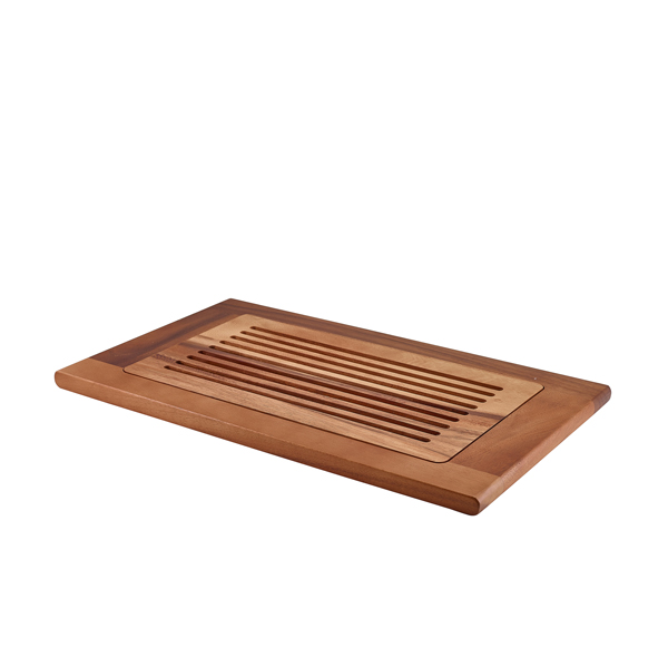 Acacia Wood Slatted Chopping Board GN 1/1