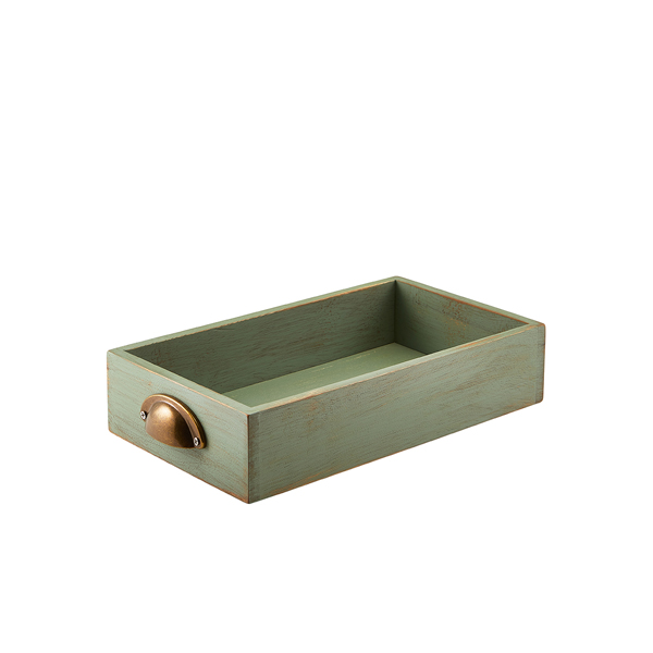 [BC-NWDD-3218GR] GenWare Green Wash Acacia Wood Display Drawer GN 1/3