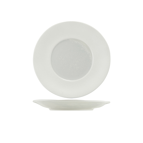 Incise Porcelain Lustre Winged Plate 23cm (Pack of 6)