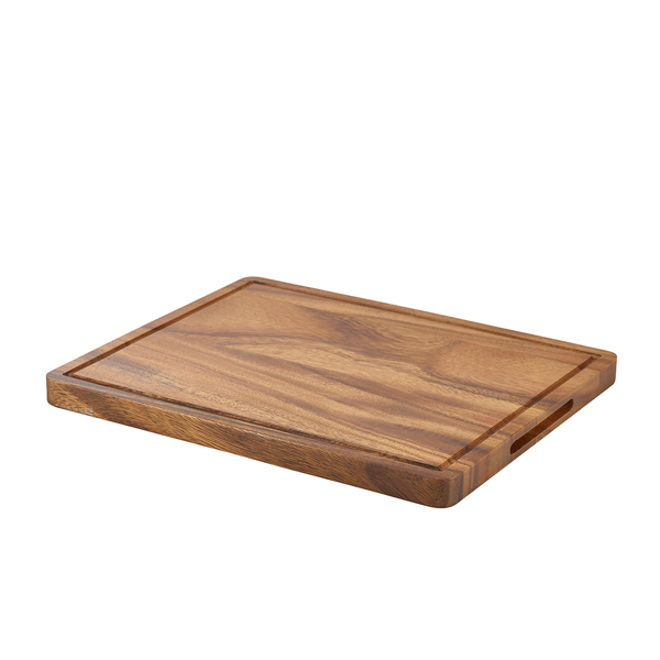 [BC-NWSB3422] Genware Acacia Wood Serving Board 34 x 22 x 2cm