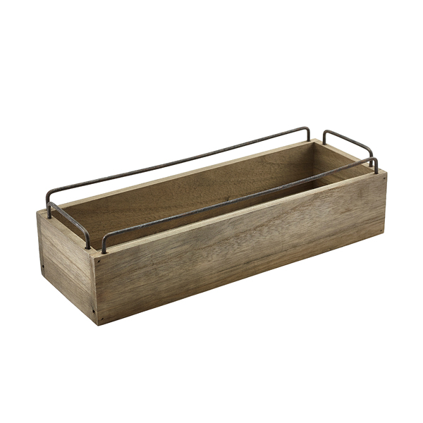 [BC-NTRW220] Industrial Wooden Crate 34 x 12 x 9cm