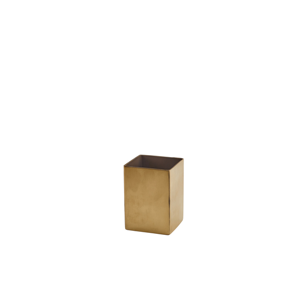 GenWare Gold Plated Stainless Steel Sachet Holder 5 x 6.8cm (Pack of 12)