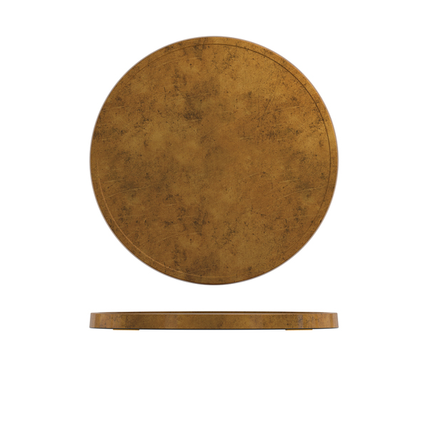 [BC-NUH281317] Copper Utah Melamine Round Slab 28.5cm