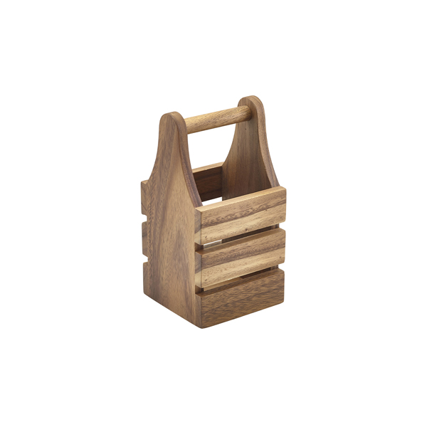 [BC-NWCH10] Acacia Wood Cutlery Holder 10 x 10 x 20cm