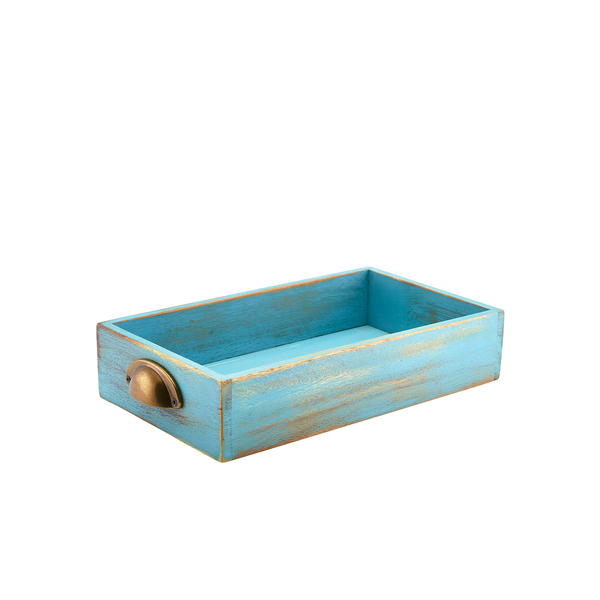 [BC-NWDD-3218BL] Genware Blue Wash Acacia Wood Display Drawer GN 1/3