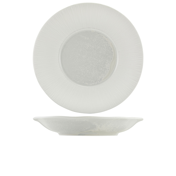 Incise Porcelain Lucine Deep Winged Plate 30cm (Pack of 6)