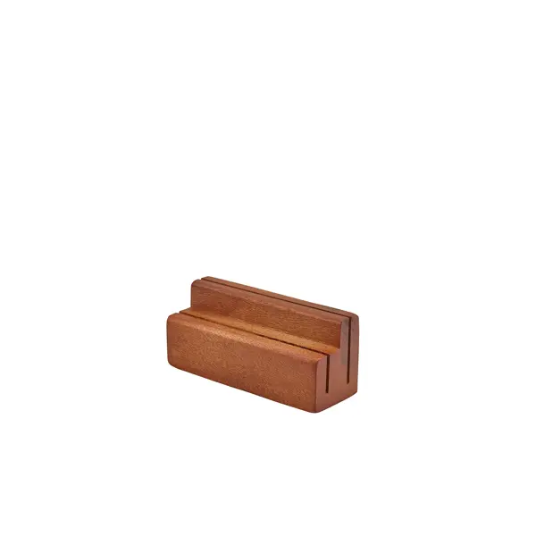 [BC-NWMS2S] GenWare Acacia Wood Menu Stand 2 Slot