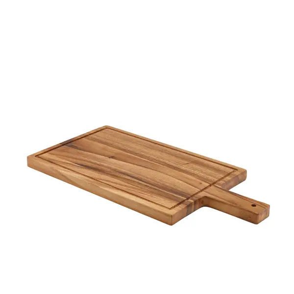 [BC-NWPB4422] GenWare Acacia Wood Handled Serving Board 44 x 22cm