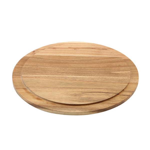 [BC-NWSB33] Genware Round Wood Serving/ Cake Board 33cm