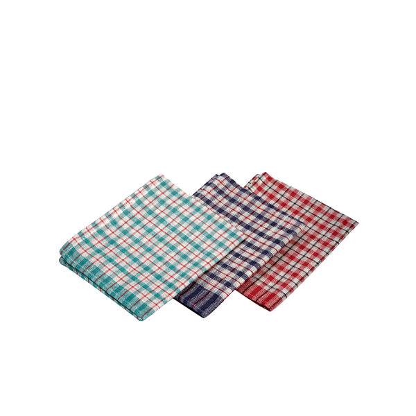 [BC-NTW01] Mini Check T-Towel 43X68cm 10Pcs Mix Colours