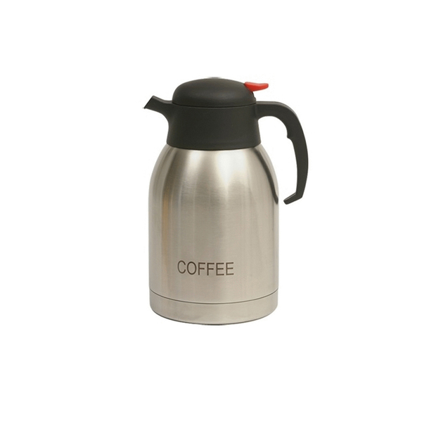 [BC-NV2099COFFEE] Coffee Inscribed St/St Vacuum Jug 2.0L
