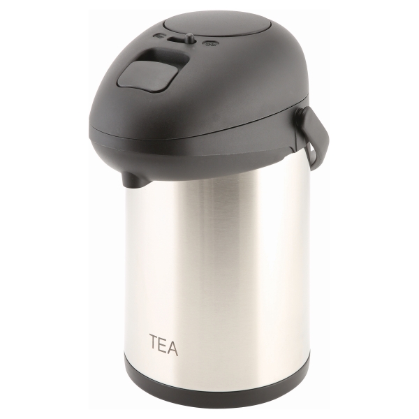 [BC-NV7251TEA] Tea Inscribed St/St Vacuum Pump Pot 2.5L