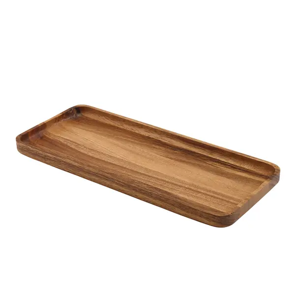 [BC-NWRT3013] GenWare Acacia Wood Rectangular Serving Tray 30 x 13cm