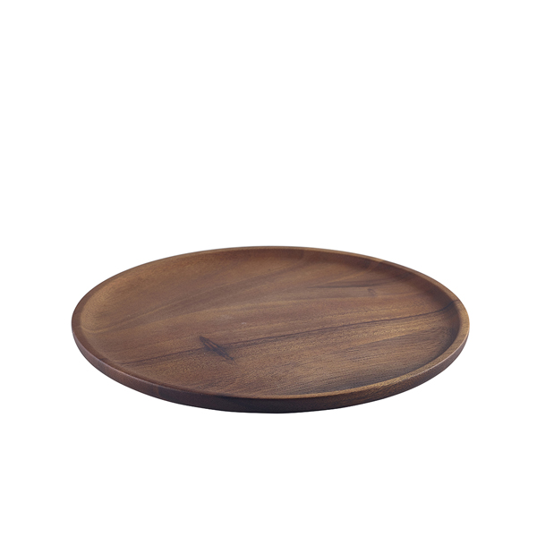 Acacia Wood Serving Plate 26cm