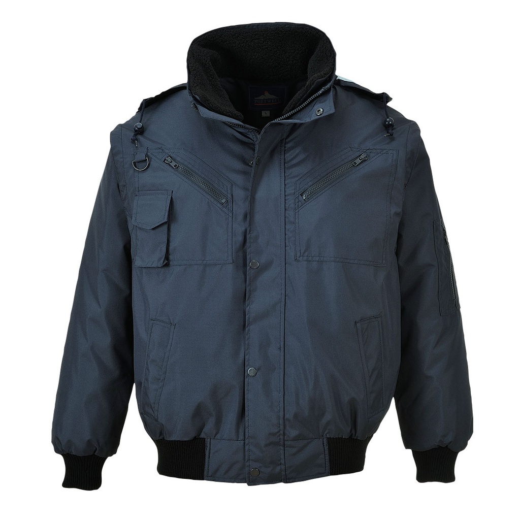 [F465NVRS] Portwest 3-in-1 Bomber Jacket (F465) (S)