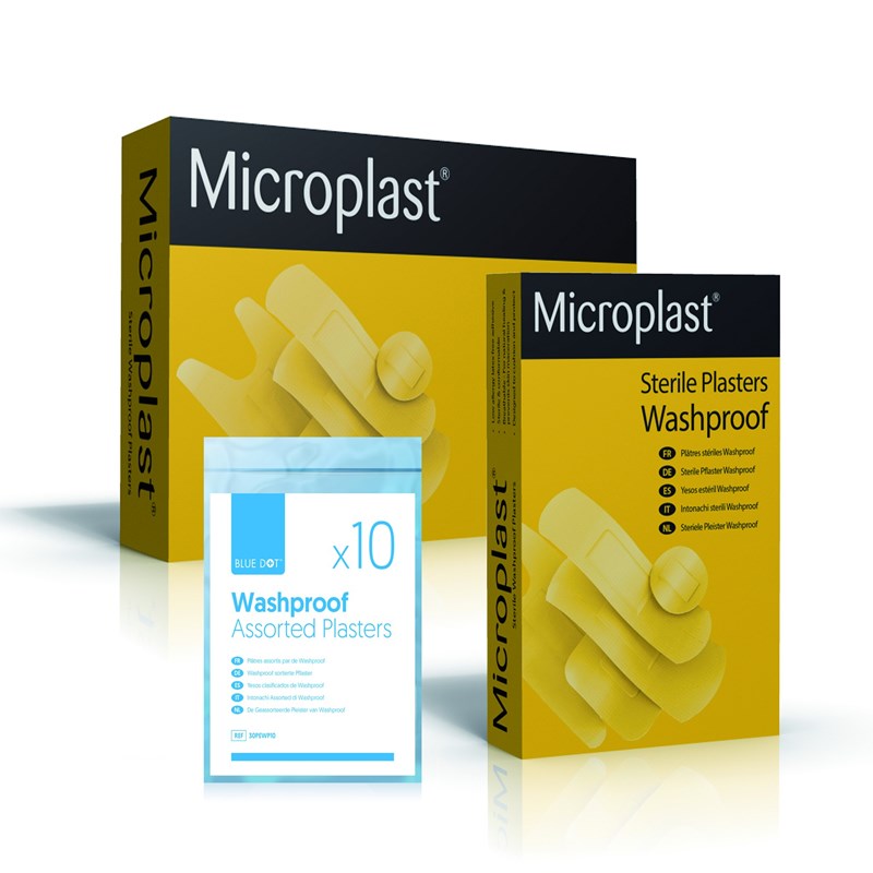 [FA-AWPMM] Assorted Washproof Plasters [Pack of 100]