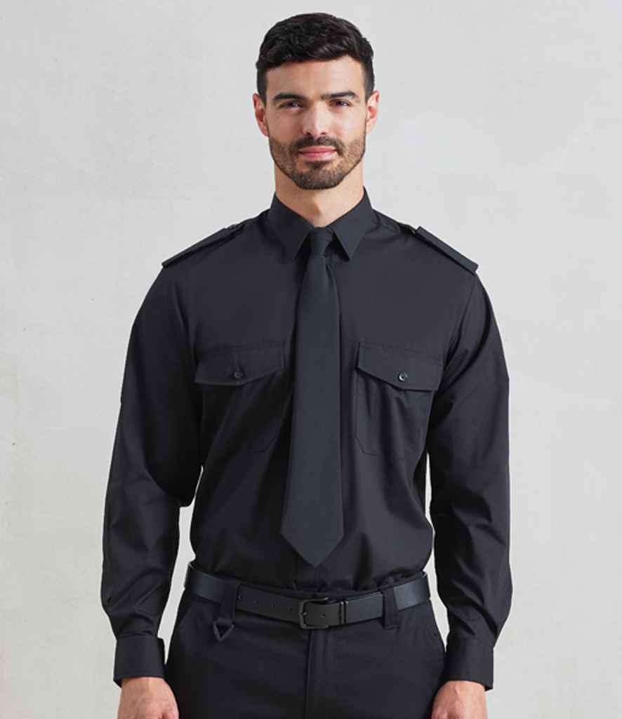 [PR210] Premier Long Sleeve Pilot Shirt