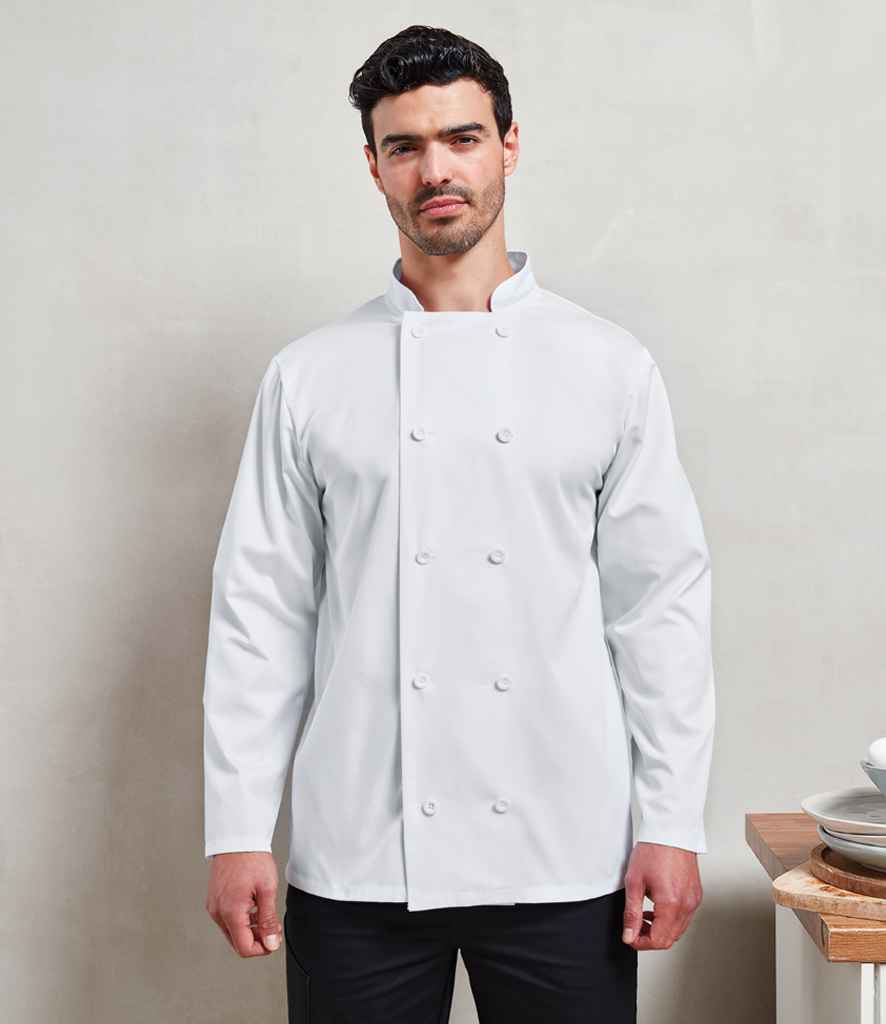 [PR657] Premier Long Sleeve Chef's Jacket