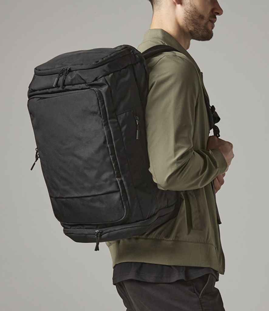 [QD568 BLK ONE] Quadra Pitch Black 72 Hour Weekender