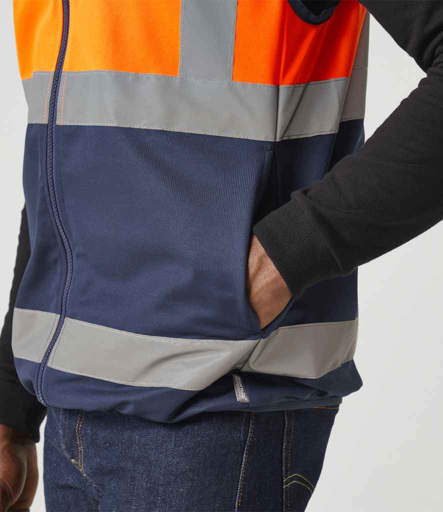 [RG469] Regatta High Visibility Pro Full Zip Gilet