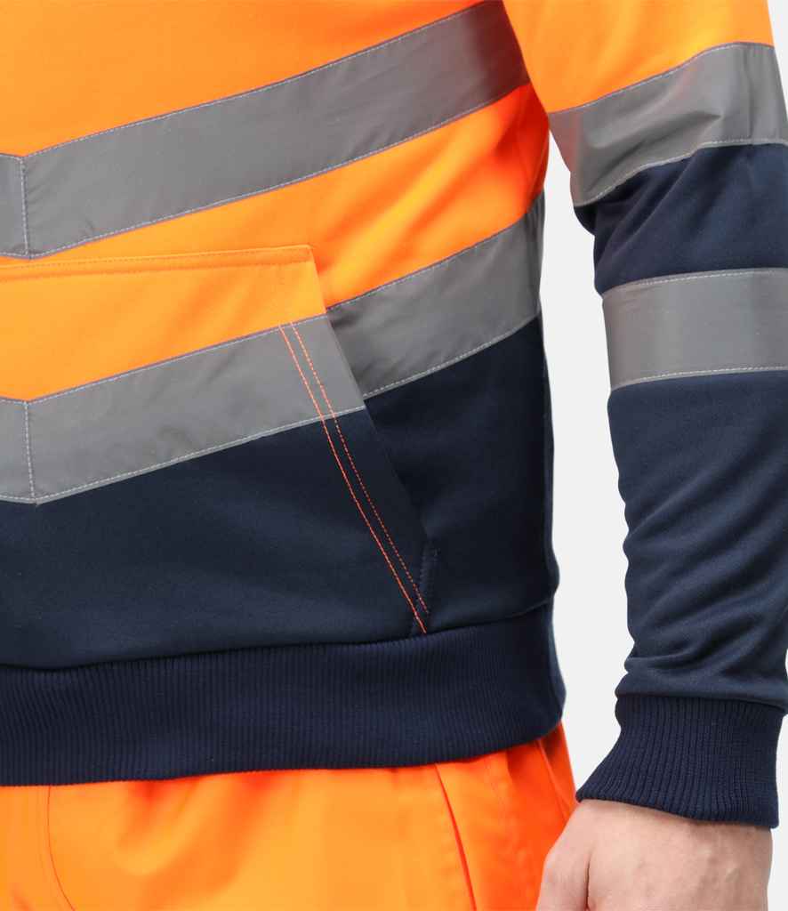 [RG484] Regatta High Visibility Pro Overhead Hoodie