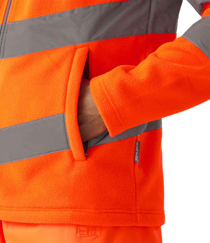 [RG558] Regatta High Visibility Pro Contract Thor Fleece Jacket