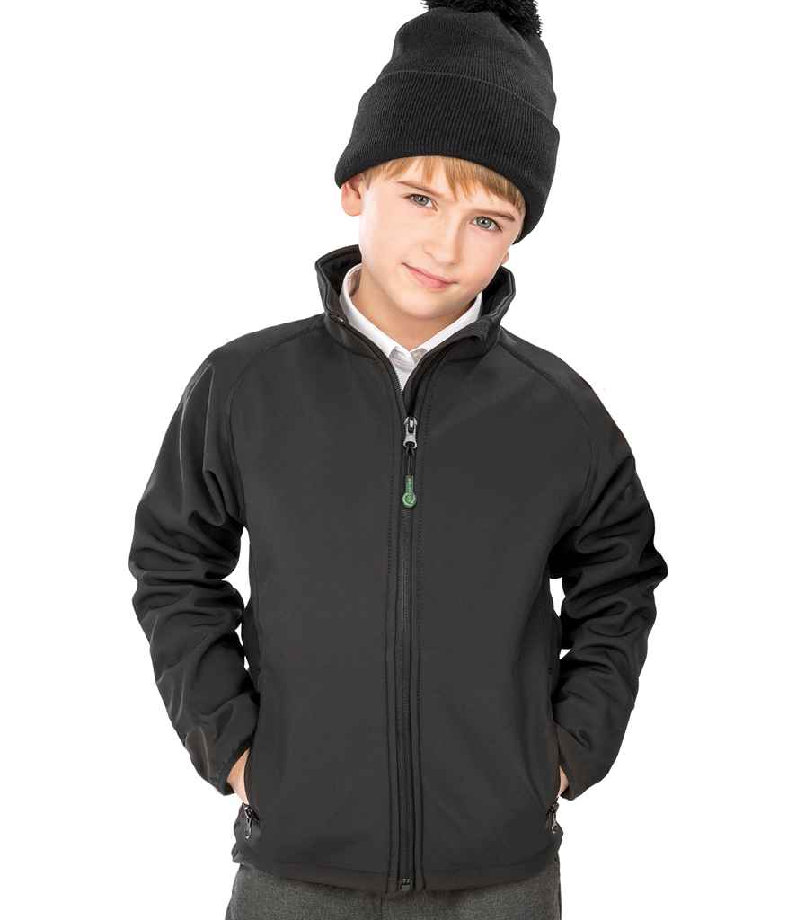 [RS901B] Result Genuine Recycled Kids Two Layer Printable Soft Shell Jacket