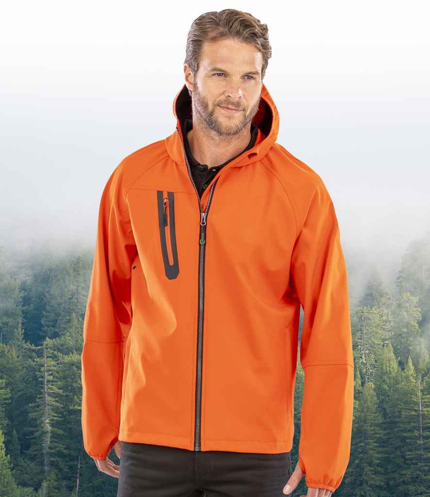 [RS909] Result Recycled Three Layer Printable Hooded Soft Shell Jacket