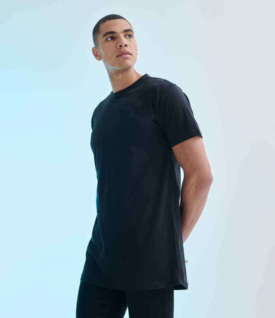 [SF258] SF Clothing Longline Dipped Hem T-Shirt