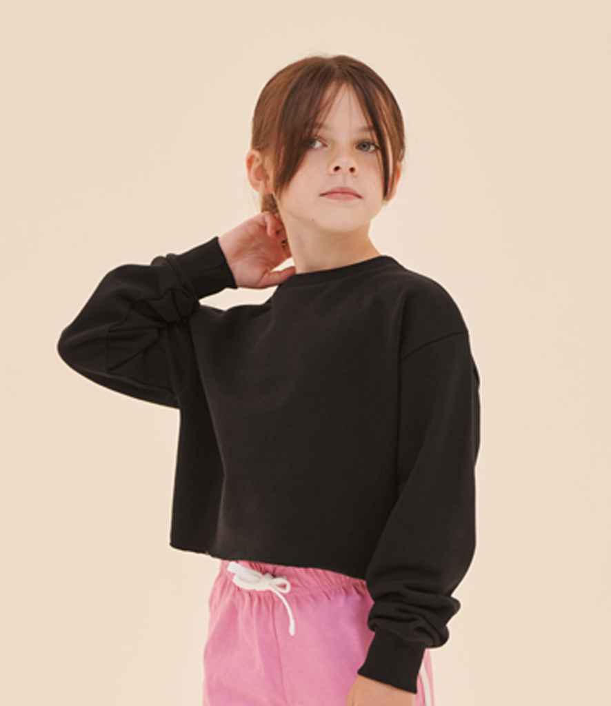 [SM515] SF Clothing Kids Cropped Slounge Sweatshirt