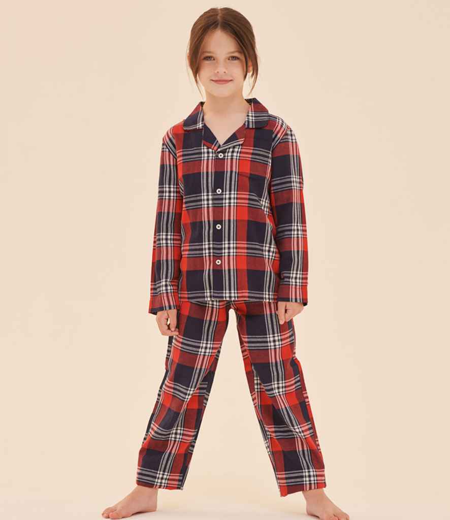 SF Clothing Kids Tartan Lounge Set