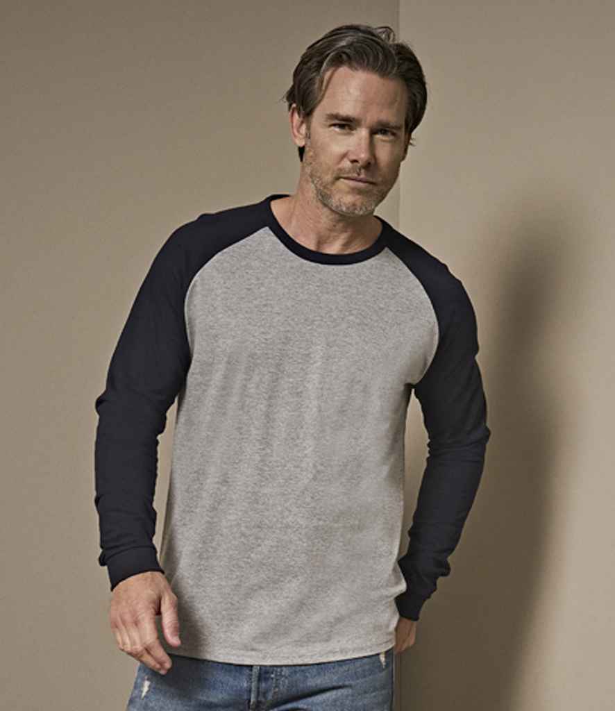 [T5072] Tee Jays Long Sleeve Baseball T-Shirt