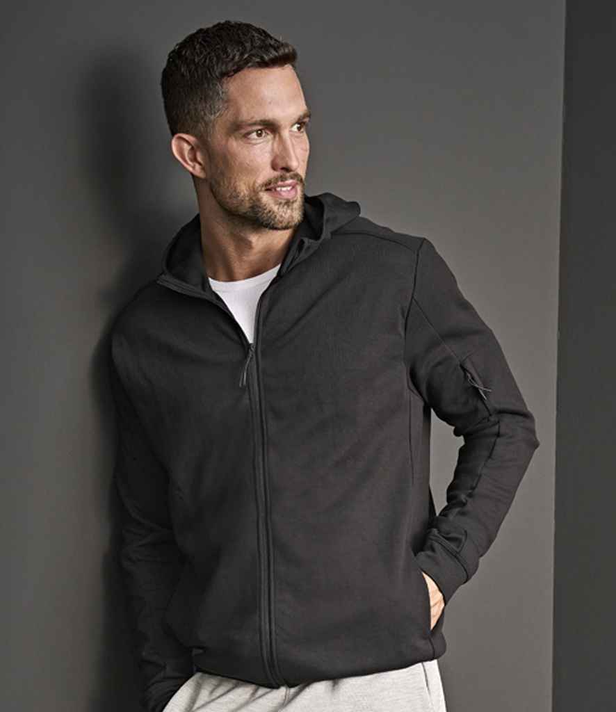 [T5706] Tee Jays Athletic Hooded Full Zip Sweat Jacket