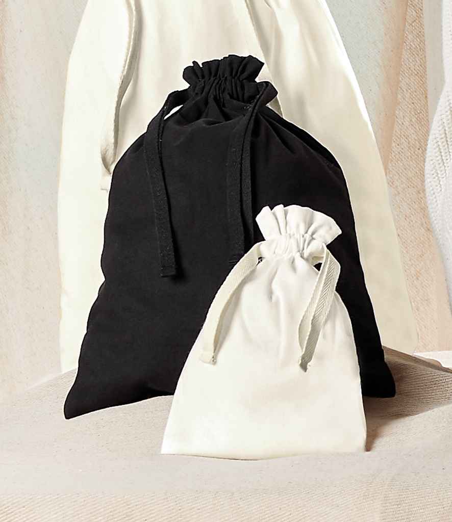 [W118] Westford Mill Organic Cotton Drawcord Bag