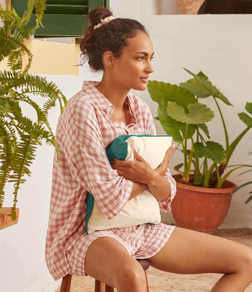 [W355] Westford Mill Fairtrade Piped Cushion Cover