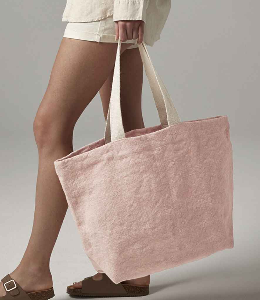 [W466 NAT ONE] Westford Mill Soft Washed Jute Beach Bag